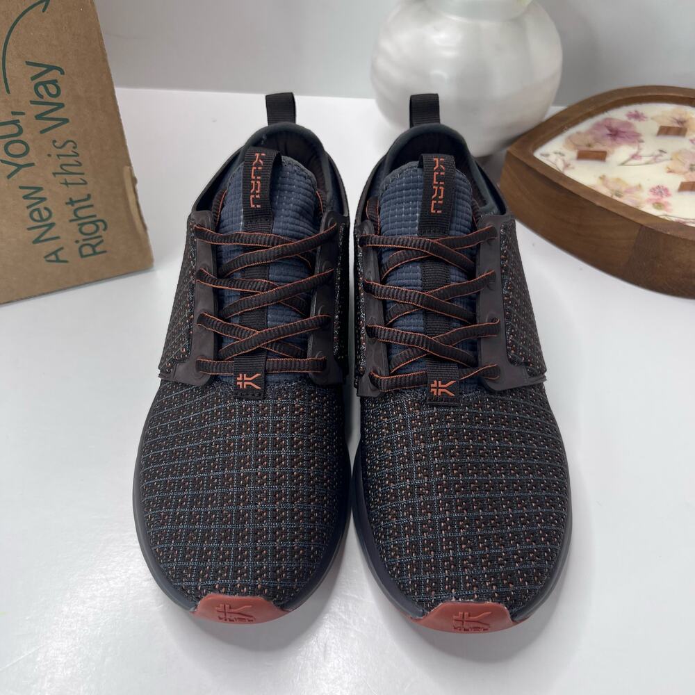 Kuru Atom Walking Comfort Sneaker Java Brown/Spice Brown Men 7 Medium Tried On - Picture 7 of 10